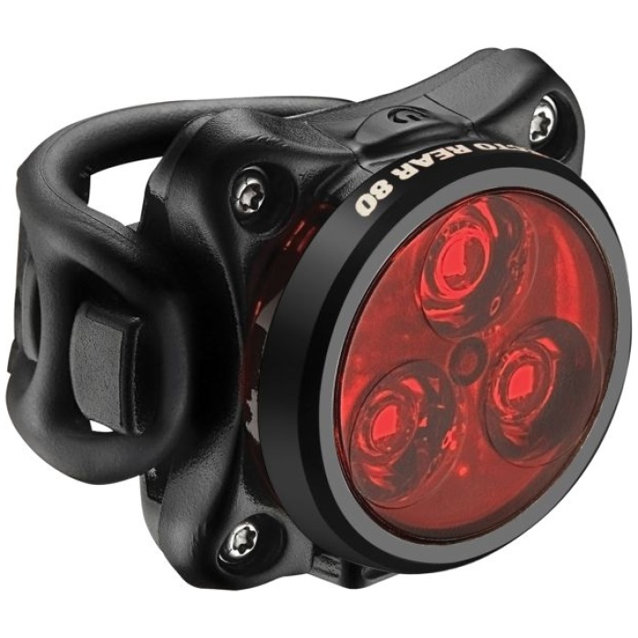 Lezyne ZECTO DRIVE REAR 80 LUMEN BLACK BLK/HI GLOSS