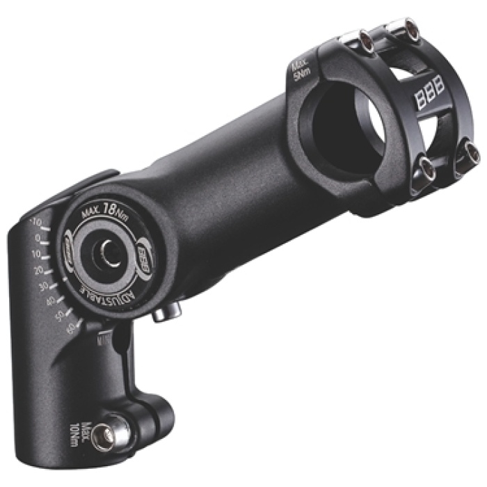 BBB BHS-34 Stuurpen HighFix Verstelbaar 25.4 mm Zwart