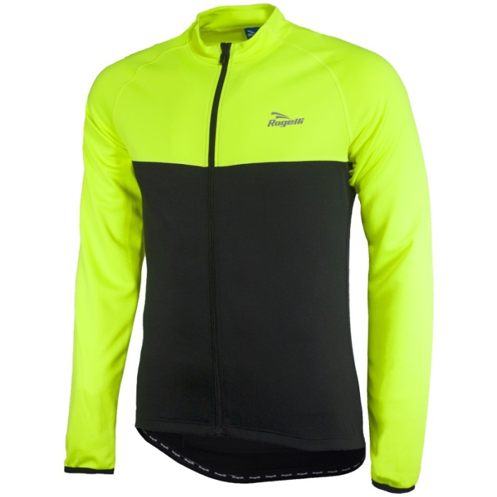 Rogelli Wielershirt LM Caluso Zwart/Fluor