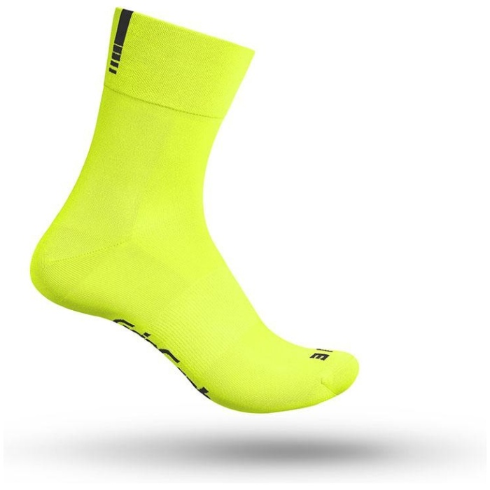 Gripgrab Sokken Lightweight SL geel mt:L Yellow Hi-Vis