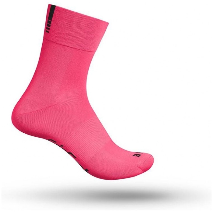 Gripgrab Sokken Lightweight SL pink mt:M Pink Hi-Vis