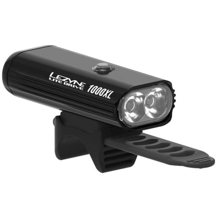 Lezyne LITE DRIVE 1000XL FRONT BLACK BLK/HI GLOSS