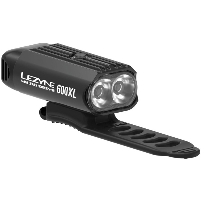 Lezyne MICRO DRIVE 600XL FRONT BLACK BLK/HI GLOSS