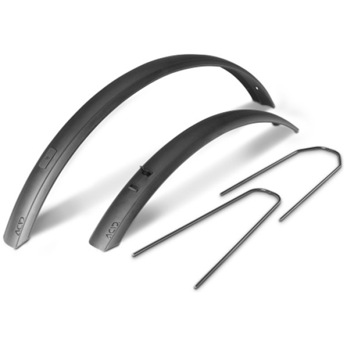 Acid MUDGUARD SET MTB 60 WITH STAYS BLACK