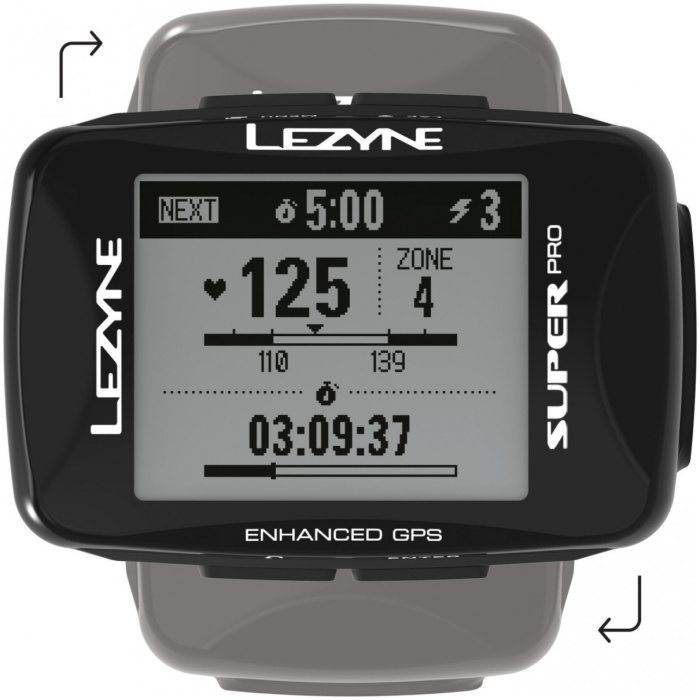 Lezyne SUPER PRO GPS BLACK