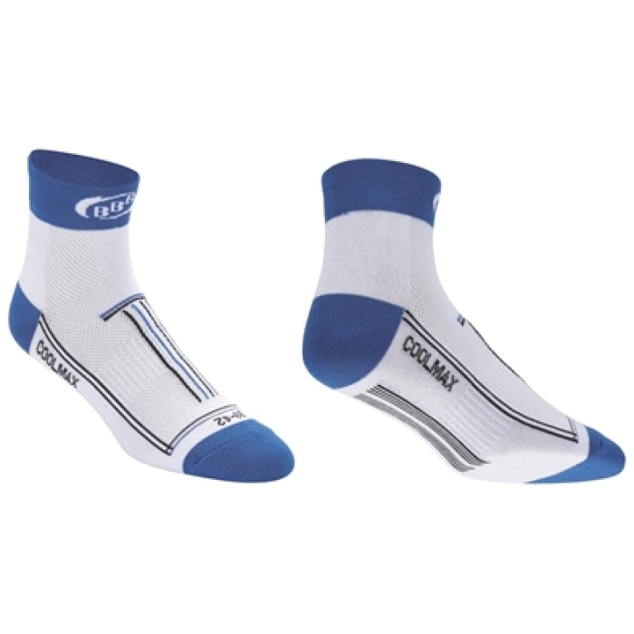 BBB BSO-01 Sokken TechnoFeet Wit/blauw