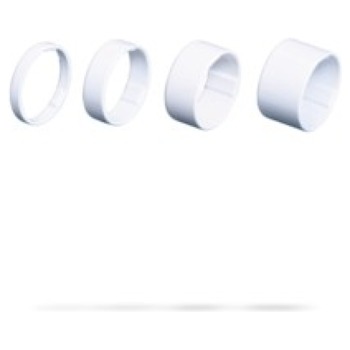 BBB BHP-36 Spacers LightSpace 5/10/15/20mm 1.1/8" Wit