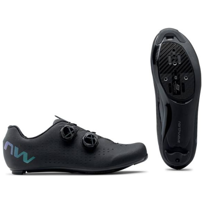 Northwave Revolution 3 zwart mt: Black/iridescent