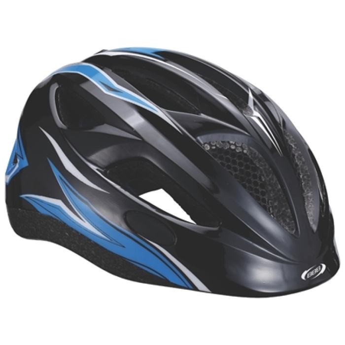 BBB BHE-48 Helm Hero Flash Racing Zwart/blauw