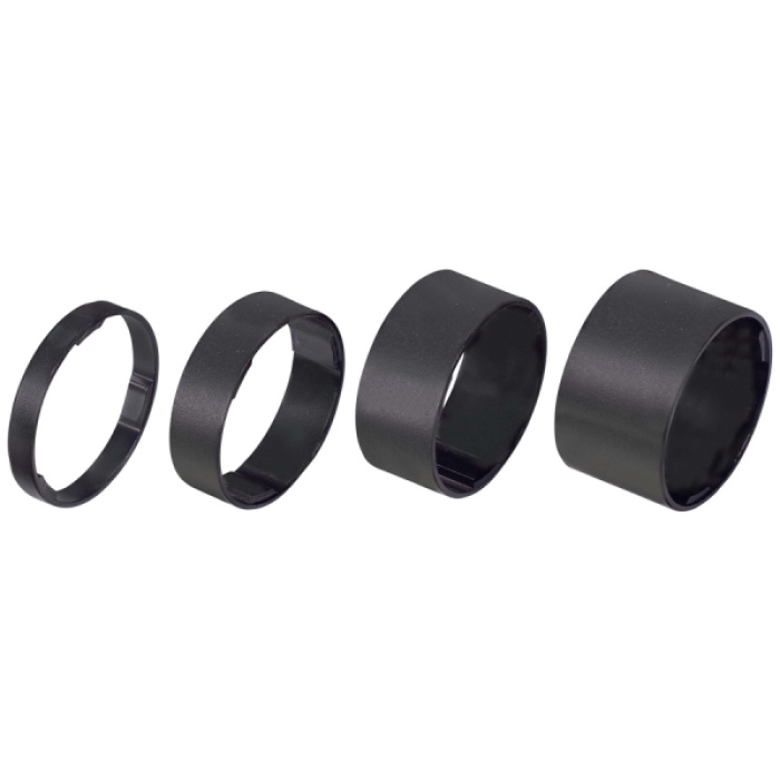BBB BHP-36 Spacers Lightspace 5/10/15/20mm 1.1/8" Zwart