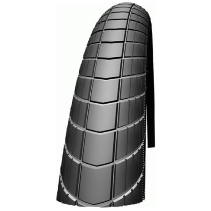 Schwalbe BUB Big Apple kevlar 28x2.00 reflectie RaceGuard 740 gr Zwart