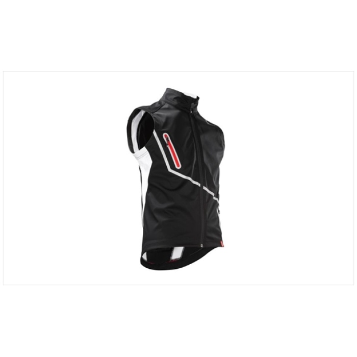 Cube BLACKLINE WINDVEST BLACK/WHITE/RED