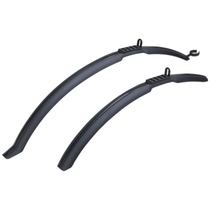 BBB BFD-25 Spatbordenset RainProtectors 26"/28" Zwart