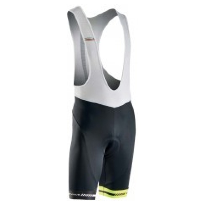 Northwave NW LOGO BIBSHORT ZWART/GEEL FLUO