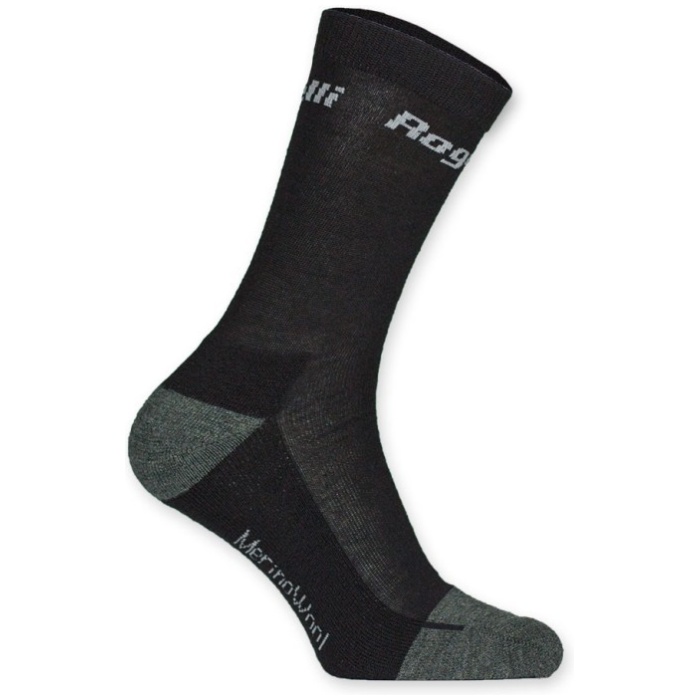 Rogelli Wintersok Wool Merino Zwart/Antr 44-47