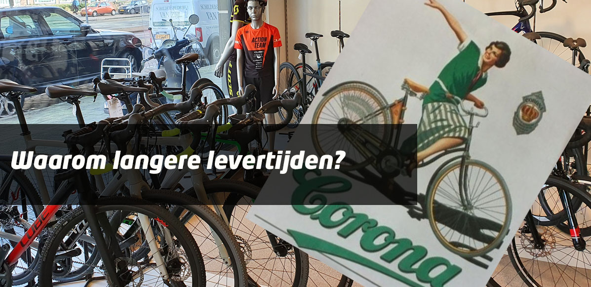 lange levertijden in de fietsenhandel