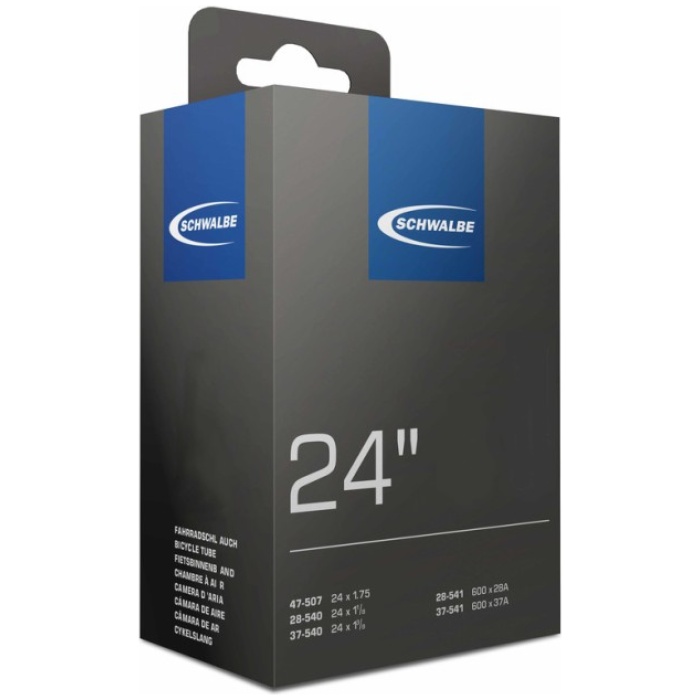 Schwalbe Binnenband DV9 24" / - 32mm ventiel Zwart - Afbeelding 3