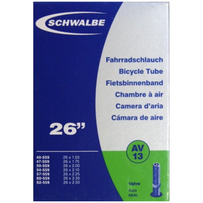 Schwalbe SW -13- Auto-V 26 26 INCH Zwart - Afbeelding 4