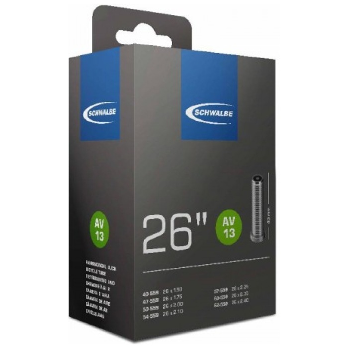 Schwalbe SW -13- Auto-V 26 26 INCH Zwart - Afbeelding 2