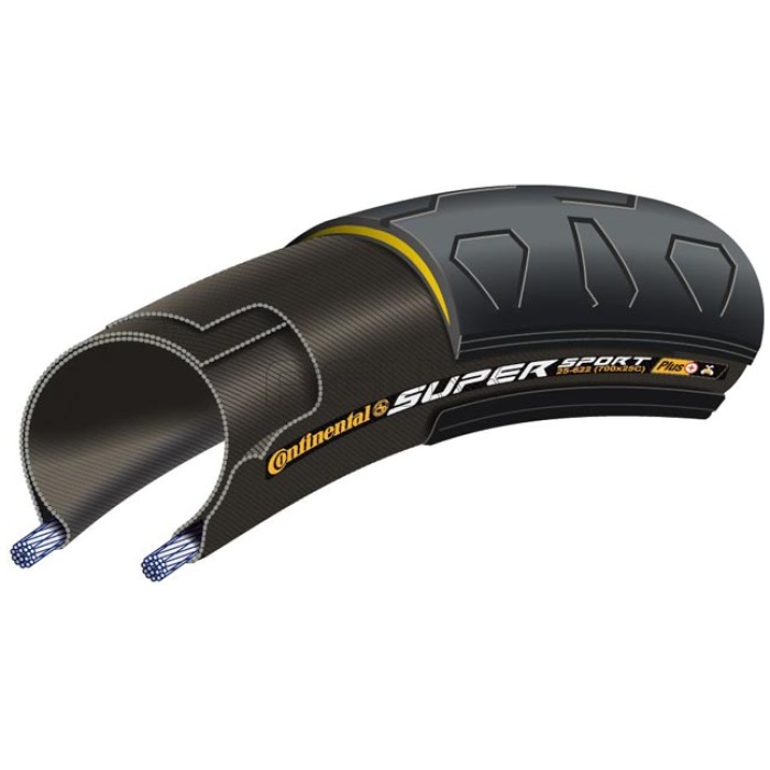 Continental BTB CONTI SUPER SPORT PLUS DRAAD Zwart