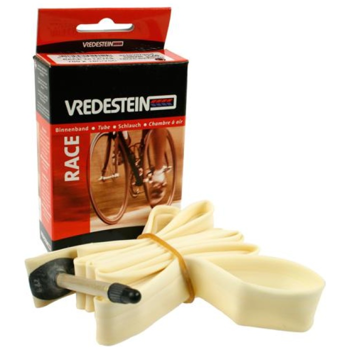Vredestein Bib 28 700x20-25c frans 60mm race latex Zwart