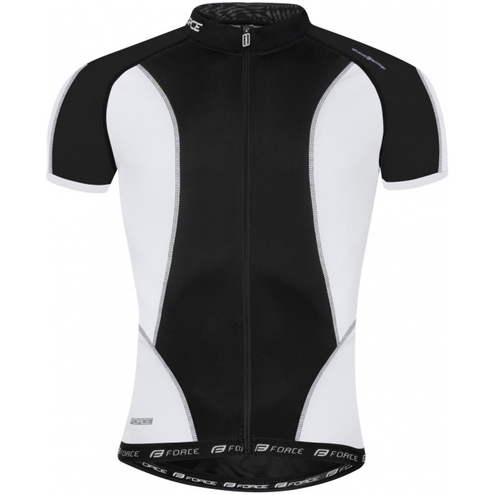 Force Jersey T12 short sleeves, black-white
