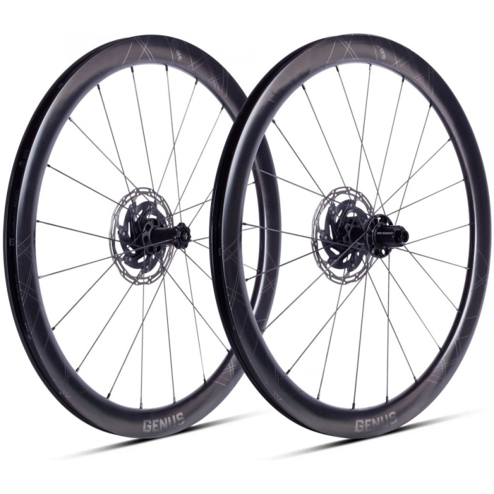 Ere Research GENUS II CL45 CARBON DISC WIELSET SHIMANO BLACK
