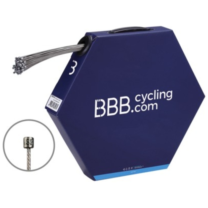 BBB BCB-31L Derailleurkabel Rvs Slick SpeedWire 1,1mmx235cm Zilver
