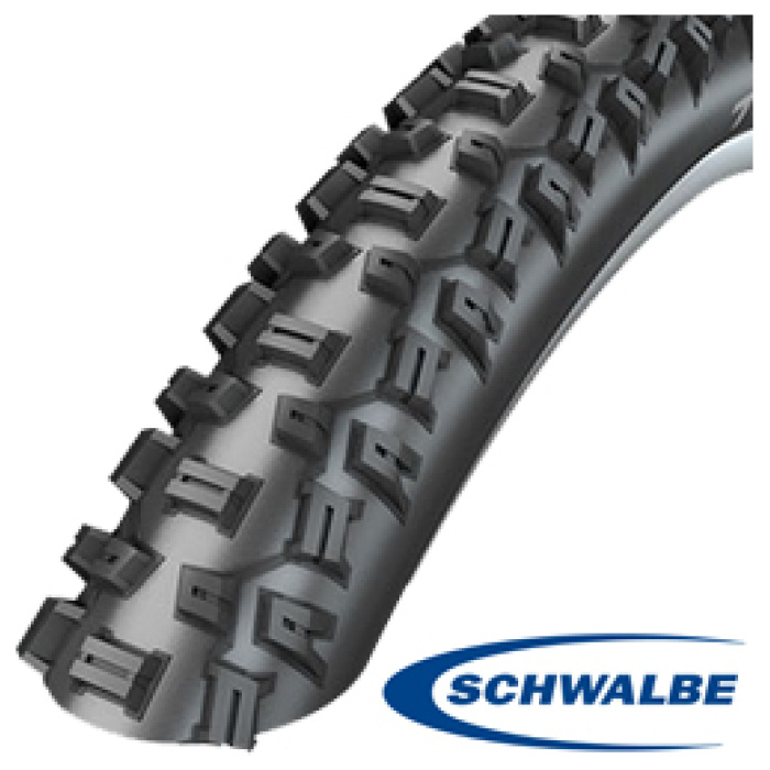 Schwalbe BUB 26X225 SC 57-559 TOUGH TOM KG ZW Zwart