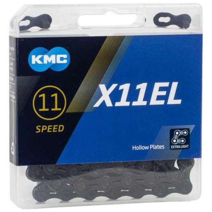 Kmc KETTING 11V 11/128 X11EL ZW Zwart