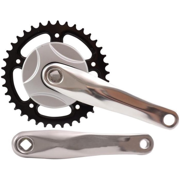 Merkloos CRANKSTEL Z/S ALM 3/32 170 ZI +2MM Zilver