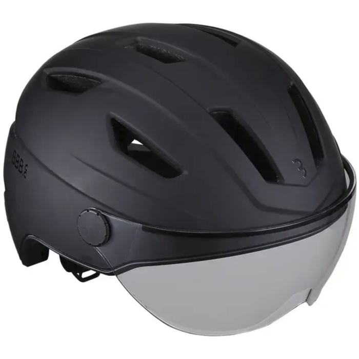 BBB BHE-57 Helm Move Faceshield Transparent (55-61cm) Mat Zwart