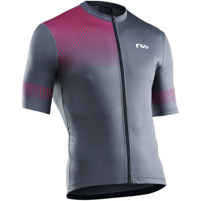 Northwave NW Origin Jersey Dark Grey/red - Afbeelding 4