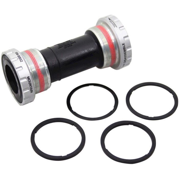 Shimano TRAPAS CUPS BB52 BSA Grijs