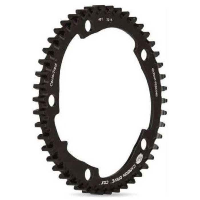 Gates TANDWIEL 46 CDX ALM V 5 ARM 130 ZW Black Anodized - Afbeelding 2