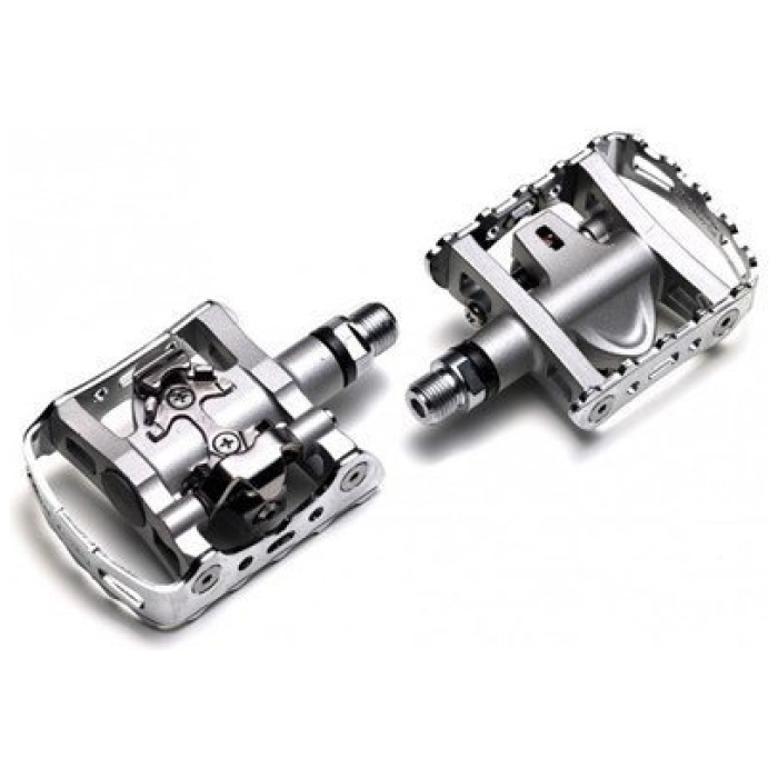 Shimano PEDAAL SPD combi M324 ZILVER