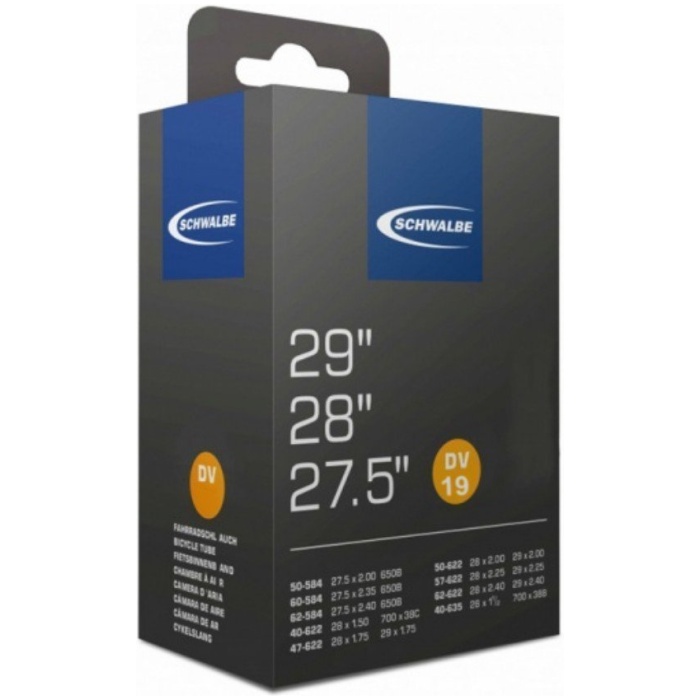 Schwalbe BIB DV19 28X1.50/28X1 40-622/40-635 Zwart