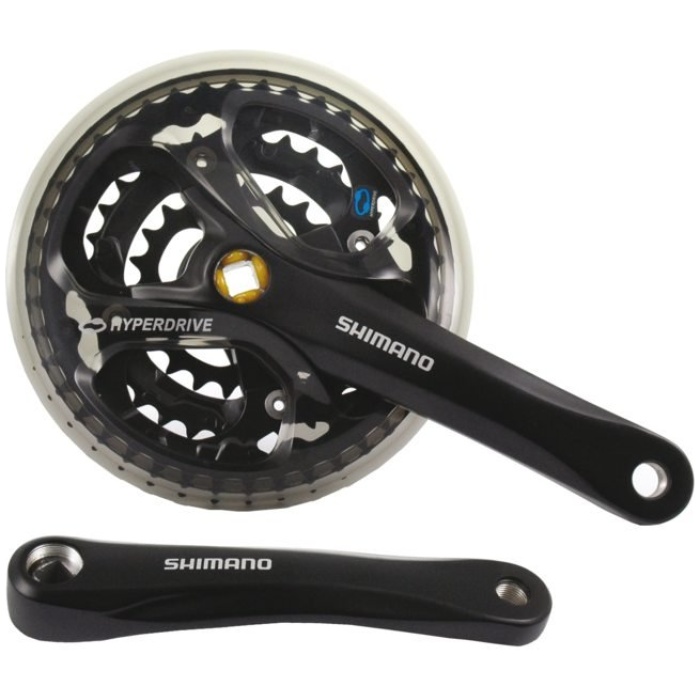 Shimano Crankstel Acera M361 7/8-Sp Zw ZWART