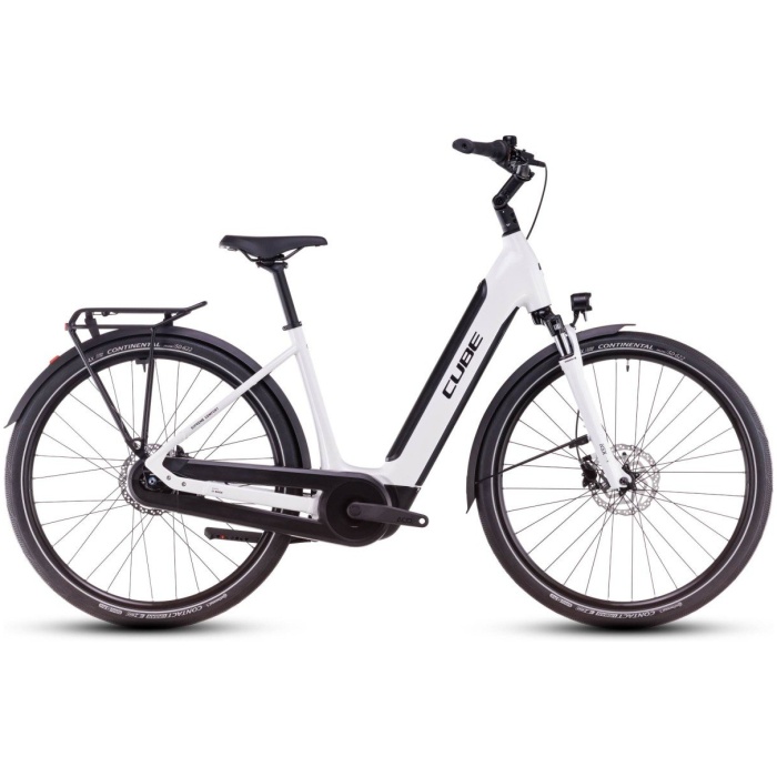 Cube SUPREME HYBRID COMFORT ONE 500 Metallicwhite/black