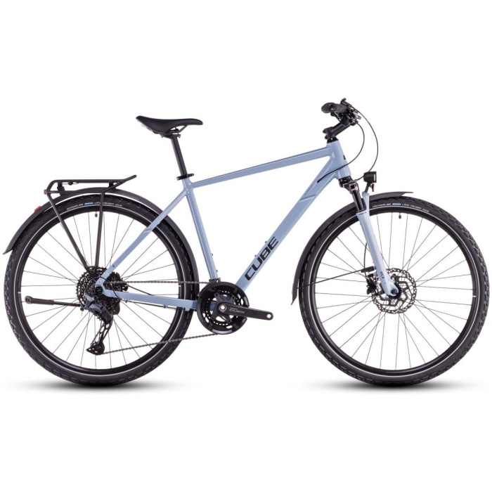 Cube NATURE EXC ALLROAD Pigeonblue/black