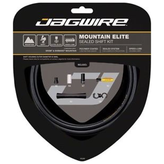 Jagwire MCK650 - Mountain Elite Sealed Shift Kit - Frozen Black