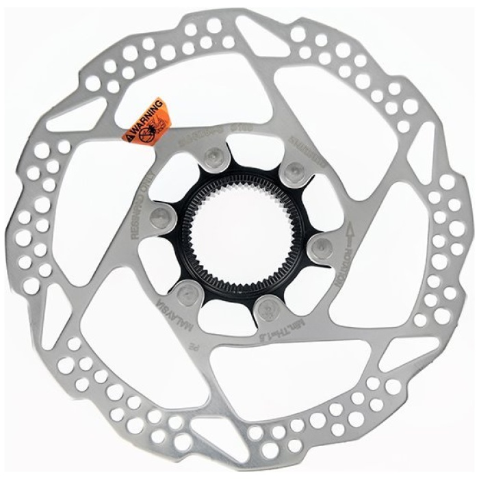 Shimano Remschijf 160mm Center Lock Zilver