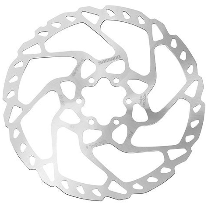 Shimano Remschijf 180mm 6-Bolt Zilver