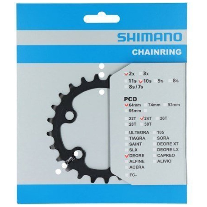 Shimano Kettingblad 30T-AN FC-M6000 Zwart - Afbeelding 2