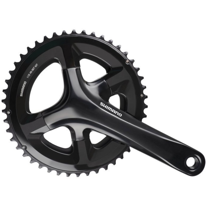 Shimano SHIM.CRANKST. FCRS510 50/34T.175MM ZW 11SP. HT2 Zwart