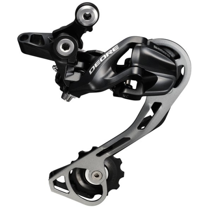 Shimano Achterderailleur Deore M610 10-Sp Shadow SGS Top ZWART