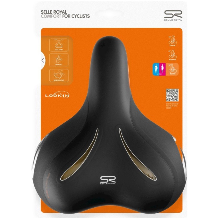 Selle Royal ZADEL SR 5236DE3A LOOKIN RELAXED Zwart