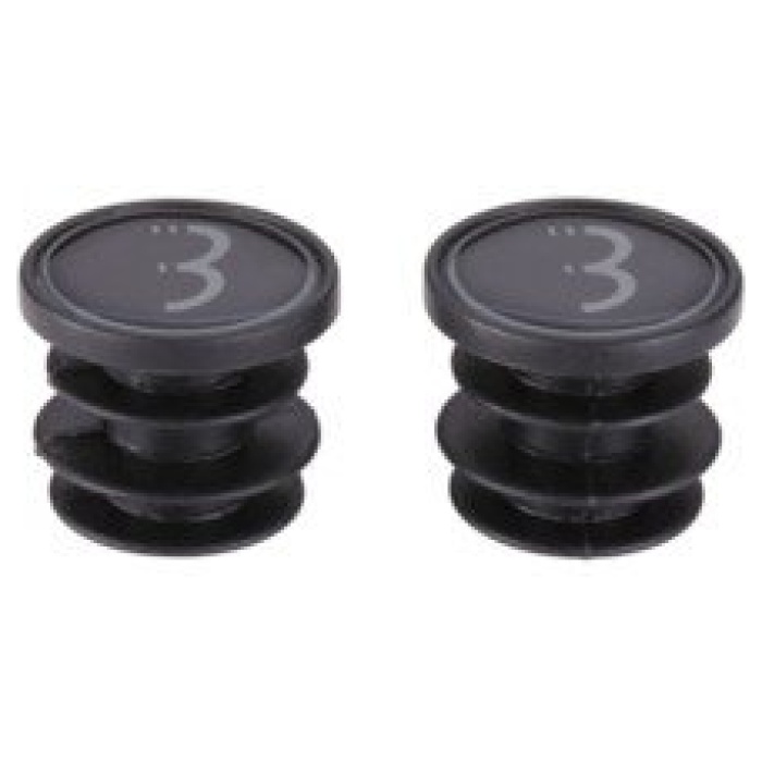 BBB BHT-92S Stuurdoppen 2 Stuks Carbon Glanzend Zwart