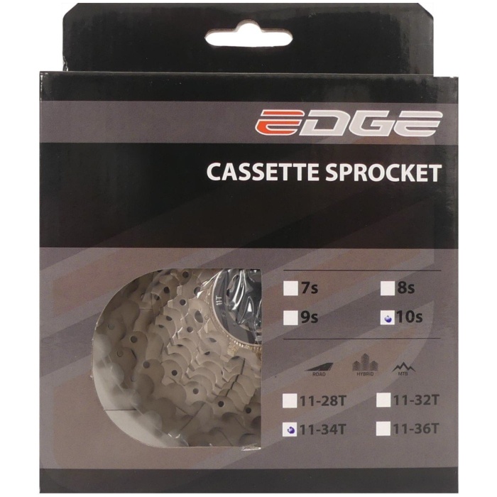 Edge Cassette 10 speed CSM6010 11-34T - Zilver - Afbeelding 2
