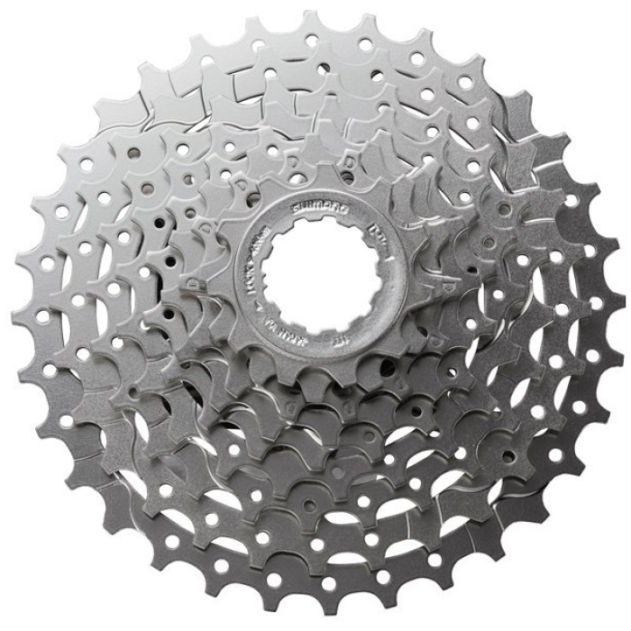 Shimano Cassette 9-Sp 11-34T CSGH400 11-13-15-17-20-23-26-30-34T Zilver